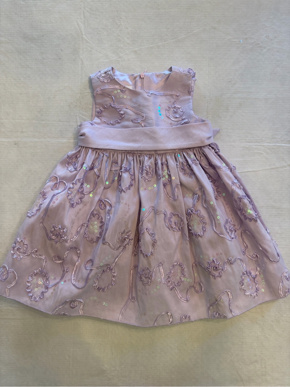 American Princess Lavender Embellished Girls' Party Dress